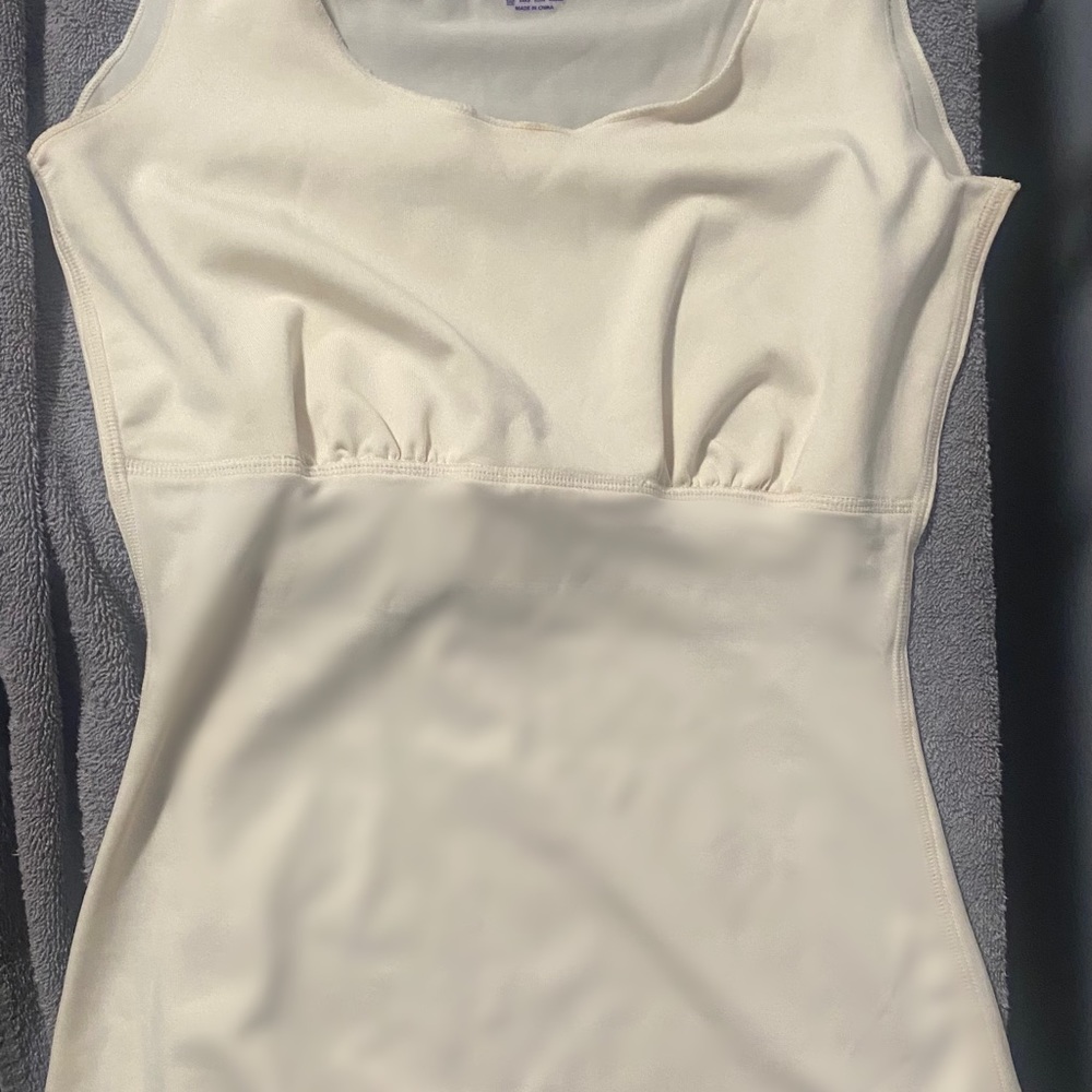 Spanx Cream Colored W/Lace Bottom Trim